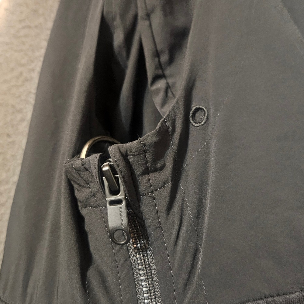 Lululemon Studio Hoodie Mens XXL 2XL Full Zip‎ Black French Terry Athletic Fit - Picture 8 of 8